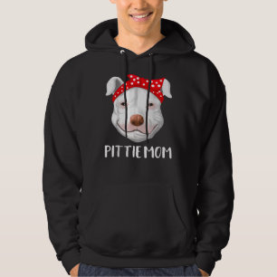 Pitbull-Hundälskarna Pittie Mamma Mors dag 287 Hoodie