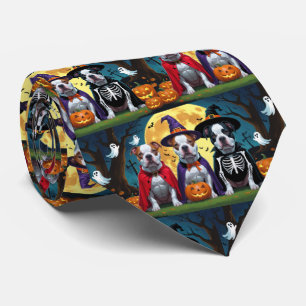 Pitbull Hundar Pumpkin Halloween Funny Slips