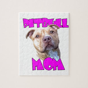 Pitbull hundmamma pussel