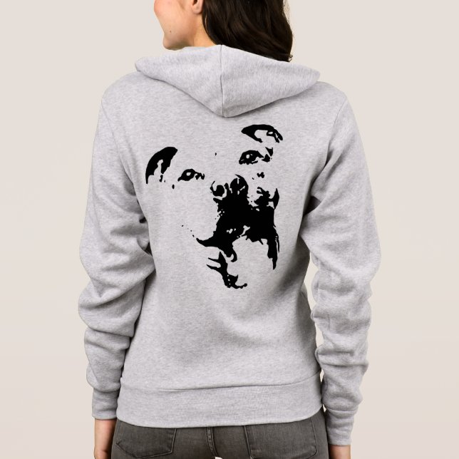Pitbull hundtröja t-shirt (Baksida)