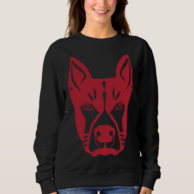 Pitbull Husky T Shirt (Framsida)