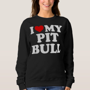 Pitbull i Kärlek, min pit Bull med hjärta T Shirt