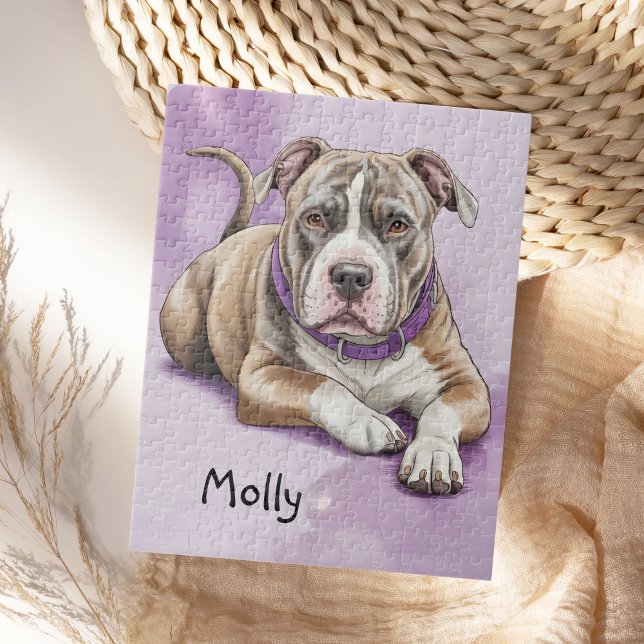 Pitbull Jigszle Puzzle Pussel (Skapare uppladdad)