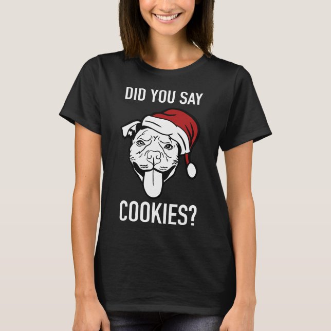 Pitbull jul t shirt (Framsida)