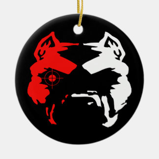 Pitbull Julgransprydnad Keramik