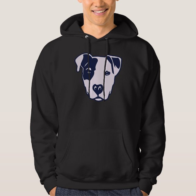 Pitbull Kärlek 30 Hoodie (Framsida)