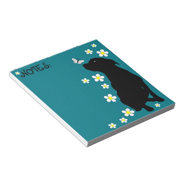 Pitbull Kärlek och Daisy bokför noter Anteckningsblock (Vinklad)