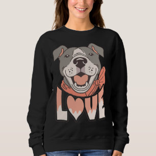 Pitbull Kärlek Passande T Shirt