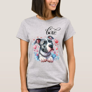 Pitbull Kärlek T Shirt