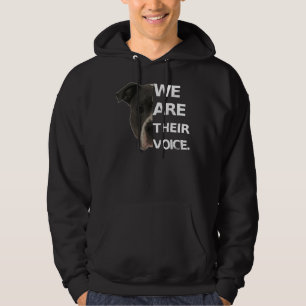 Pitbull Kärlek, vi är deras Hundälskare. Hoodie