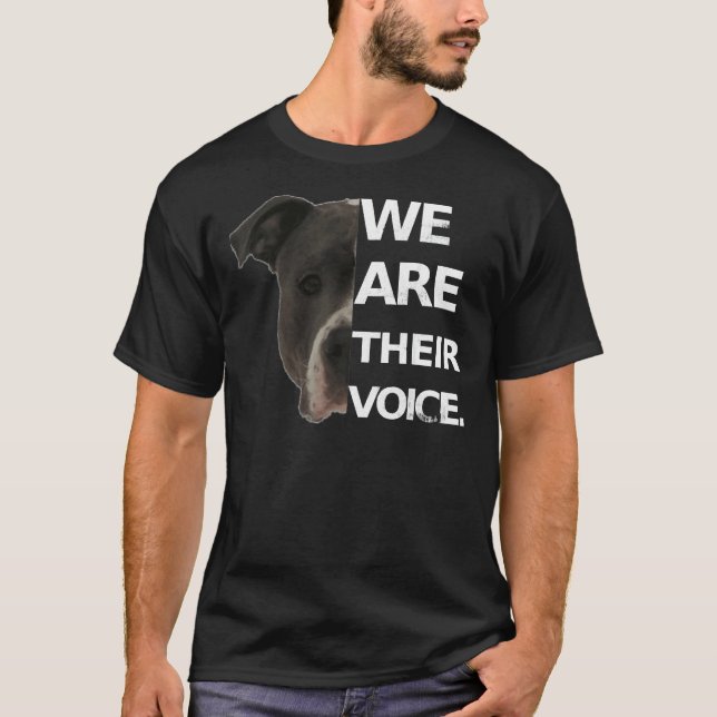 Pitbull Kärlek, vi är deras Hundälskare. T Shirt (Framsida)