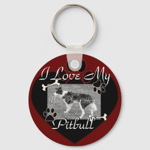 Pitbull Keychain Nyckelring