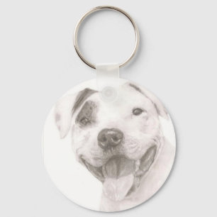 Pitbull Keychain Nyckelring