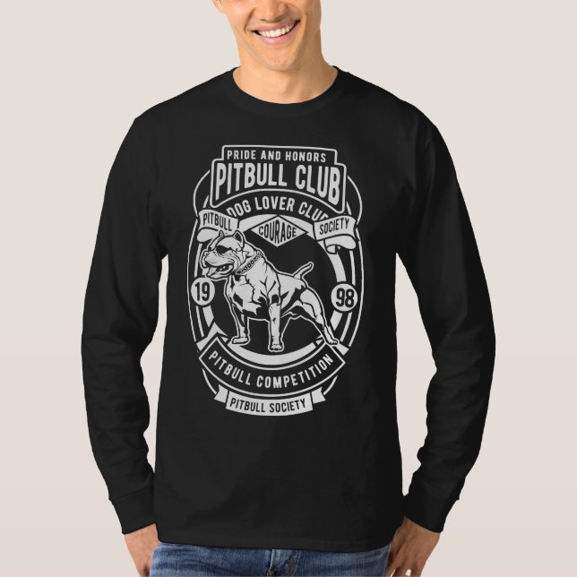 Pitbull-Klubb T Shirt (Framsida)
