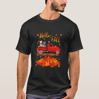 Pitbull Löv, hösten Röda Lastbil Älskare T Shirt
