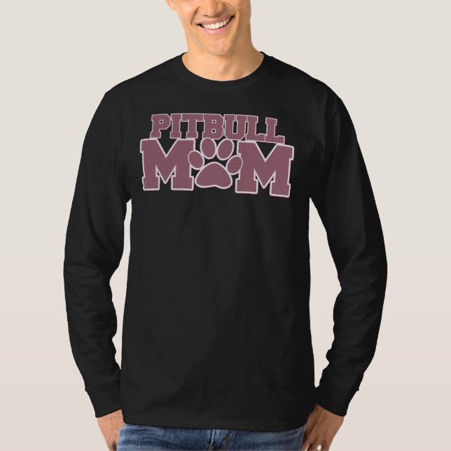 Pitbull Mamma 49 T Shirt (Framsida)