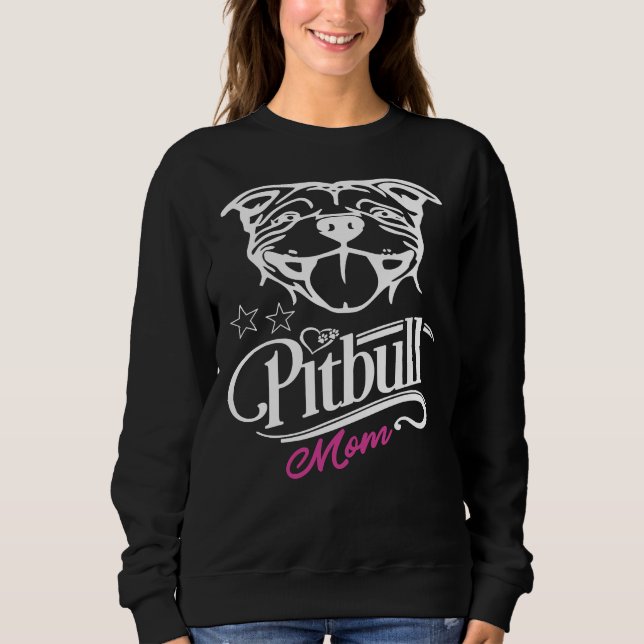 Pitbull Mamma 82 T Shirt (Framsida)