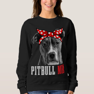 Pitbull Mamma Funny Cute Vintage Pitbull Hund T Shirt