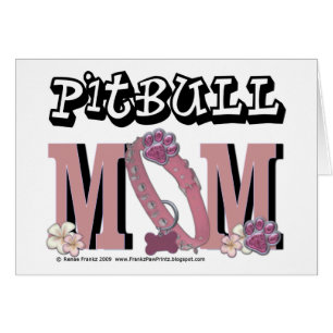 Pitbull MAMMA Hälsningskort