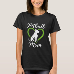 Pitbull Mamma Hund Ägare Söt Hjärtan Husdjur Äga T Shirt