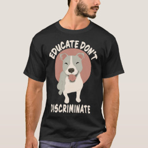 Pitbull Mamma Pit Bull Pappa Pittie Hund älskare P T Shirt
