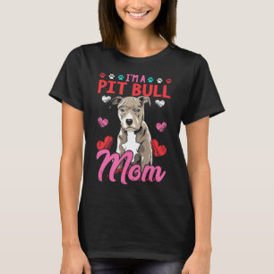 Pitbull Mamma Shirt Pit Bull Dog Mamma Pittie Gift T