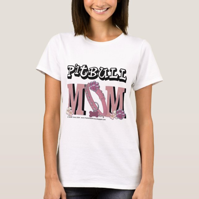 Pitbull MAMMA T Shirt (Framsida)