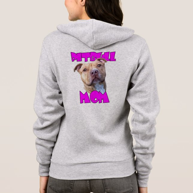 Pitbull mamma t-shirt (Baksida)
