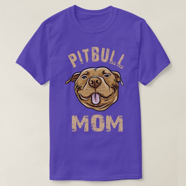 Pitbull Mamma T Shirt (Design framsida)