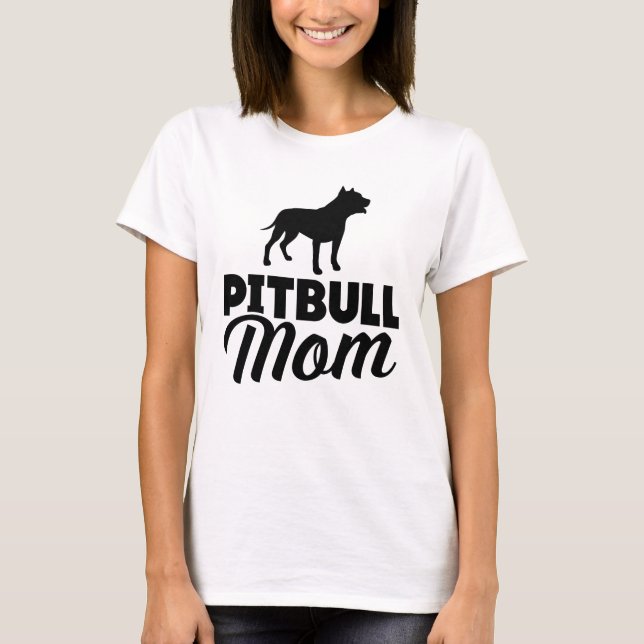 Pitbull mamma tröja (Framsida)
