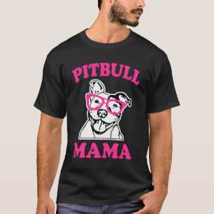 Pitbull Mamma Women's Pit Bull Dog Mamma Rosa Hood T Shirt