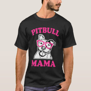 Pitbull Mamma Women's Pit Bull Dog Mamma Rosa Hood T Shirt