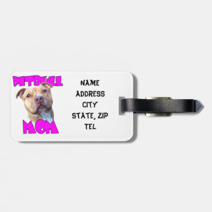 Pitbull mammahund bagagebricka