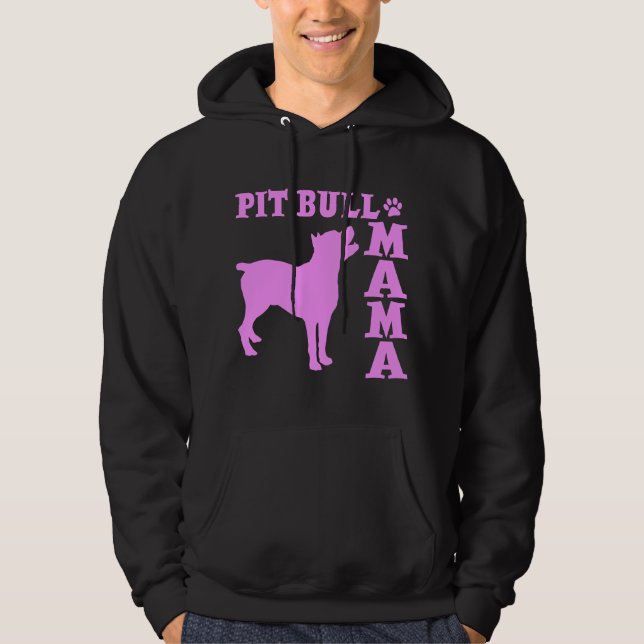 PitBull mammor, rosor Sweatshirt (Framsida)