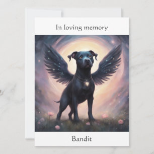 Pitbull Memorial-Dikt anpassade namnsymbolkort