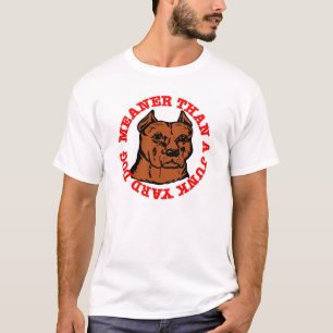 Pitbull mer genomsnittlig skrothund t-shirt