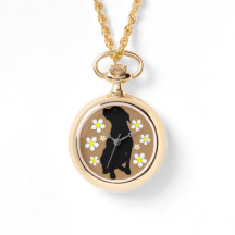 Pitbull Momma Womens Guld Wrap Watch