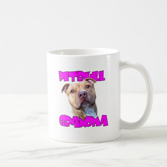 Pitbull mormor kaffemugg (Höger)
