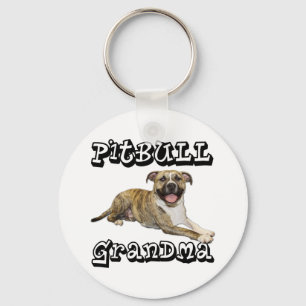 PitBull mormor - Tigger Nyckelring