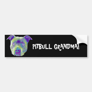 Pitbull mormorbildekal bildekal