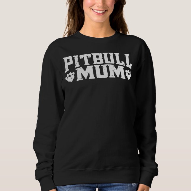 Pitbull Morsa Pitbull Mamma Pittie Morsa Pitbull Ä T Shirt (Framsida)