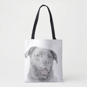 Pitbull Murphy för amerikanStaffordshire Terrier Tygkasse