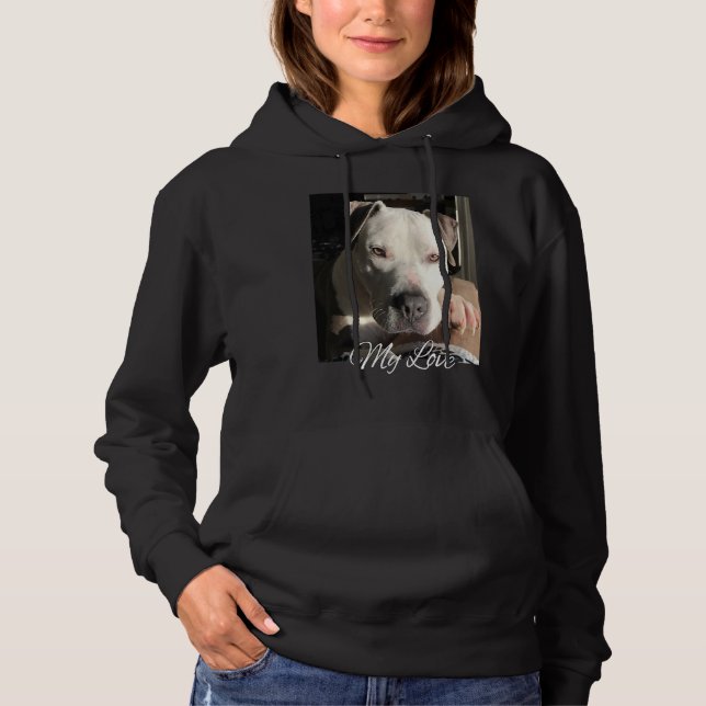 Pitbull My Love Gorgeous Handsome Pittie T Shirt (Framsida)