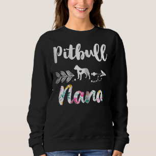 Pitbull Nana Pitbull Cute Womens Grandma Tees T Shirt