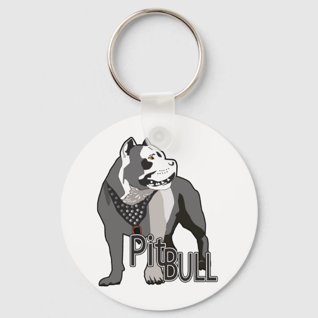 Pitbull Nyckelring (Framsida)