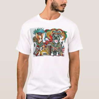 Pitbull och Chihuahua T-shirt