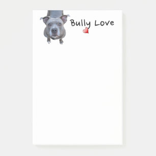 Pitbull översittarekärlek noterar post-it block