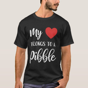 Pitbull Owner Gift Pibble Mamma Pittie Älskare Mor T Shirt