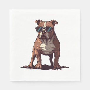 Pitbull Owner Gifts Pappersservett
