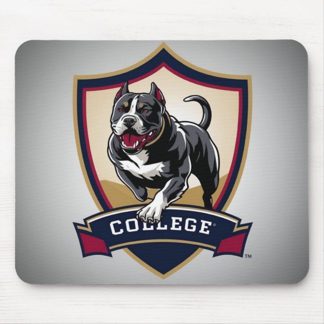 Pitbull på college: Logo Musmatta (Framsidan)